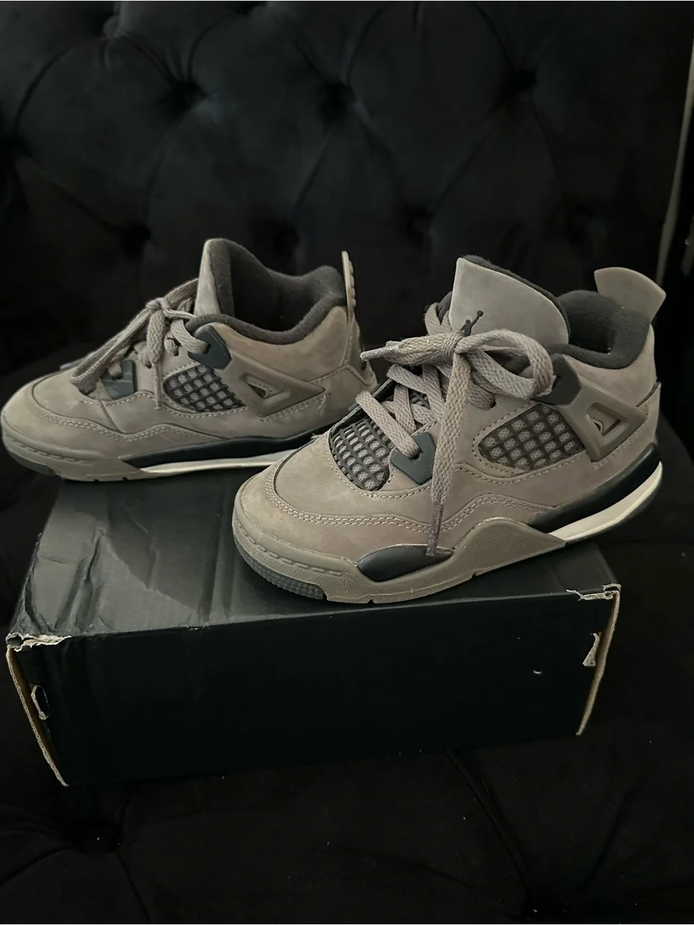 Jordan 4 Grey and Black